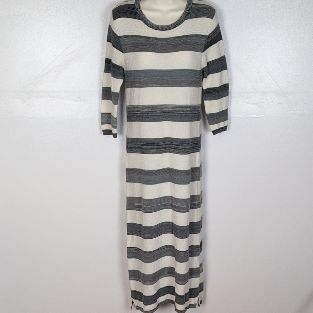 Maeve Striped Maxi Sweater Dress